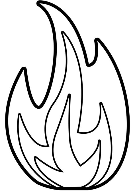 paper flames template